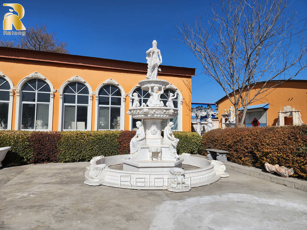 large greek them fountain
