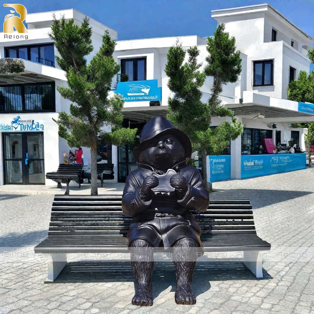 modern Paddington bear statue