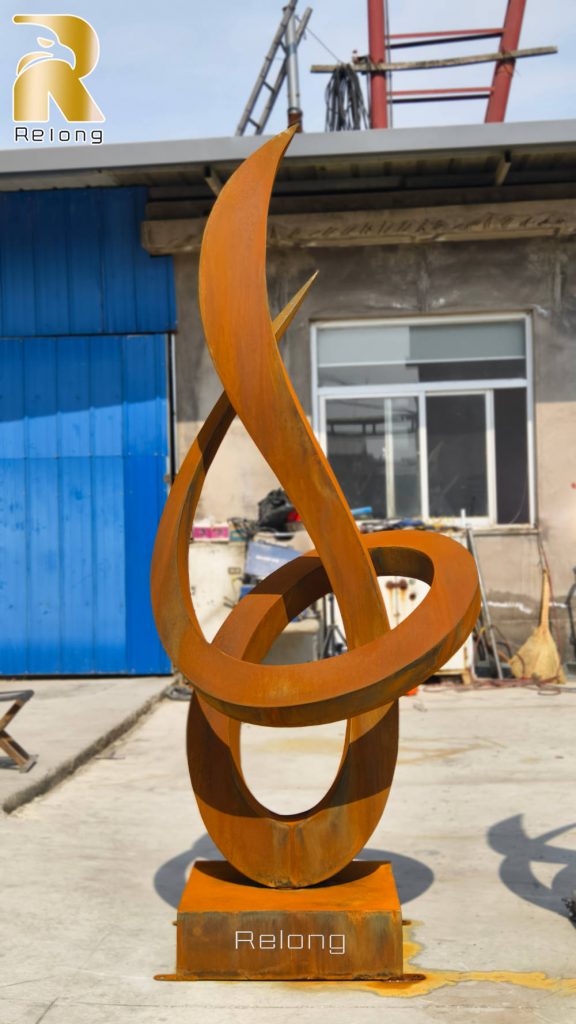 Weathering Steel Sculpture