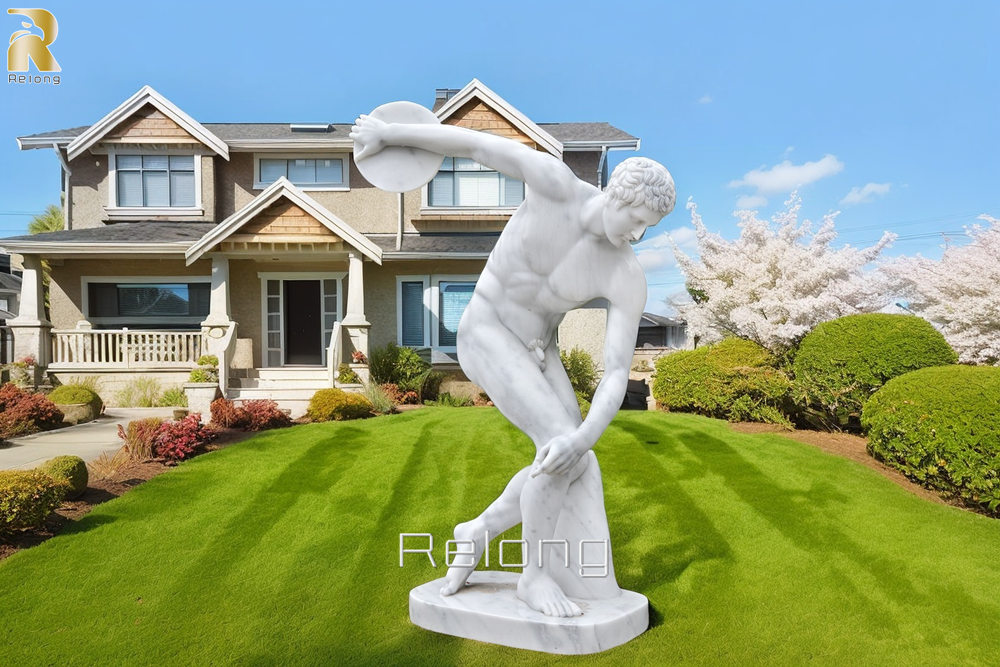 discobolus statue for outdoor decor