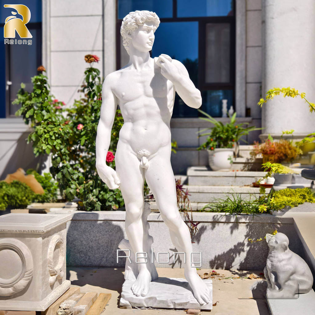 high quality life size marble David Statue