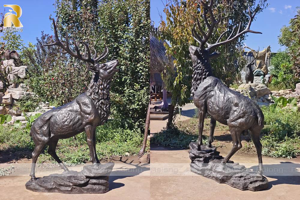 high quality red deer sculpture