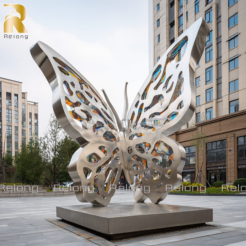 abstract butterfly for outdoor decor