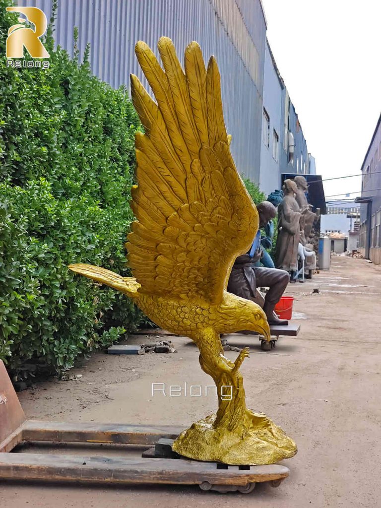 life size eagle sculpture
