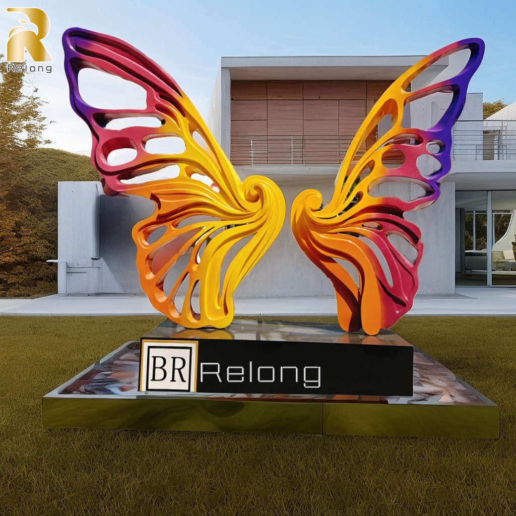 Large Metal Butterfly Sculpture for Sale RMAL-022