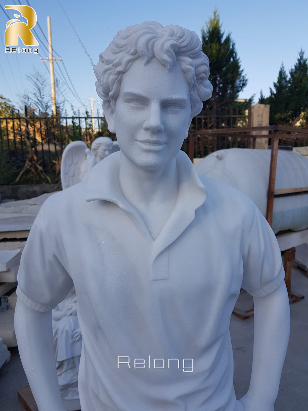 Carlo statue details