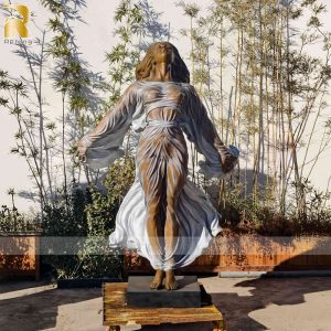 life size bronze luo li rong sculpture