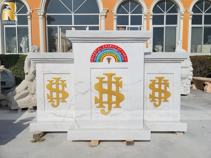 customized marble pulpit