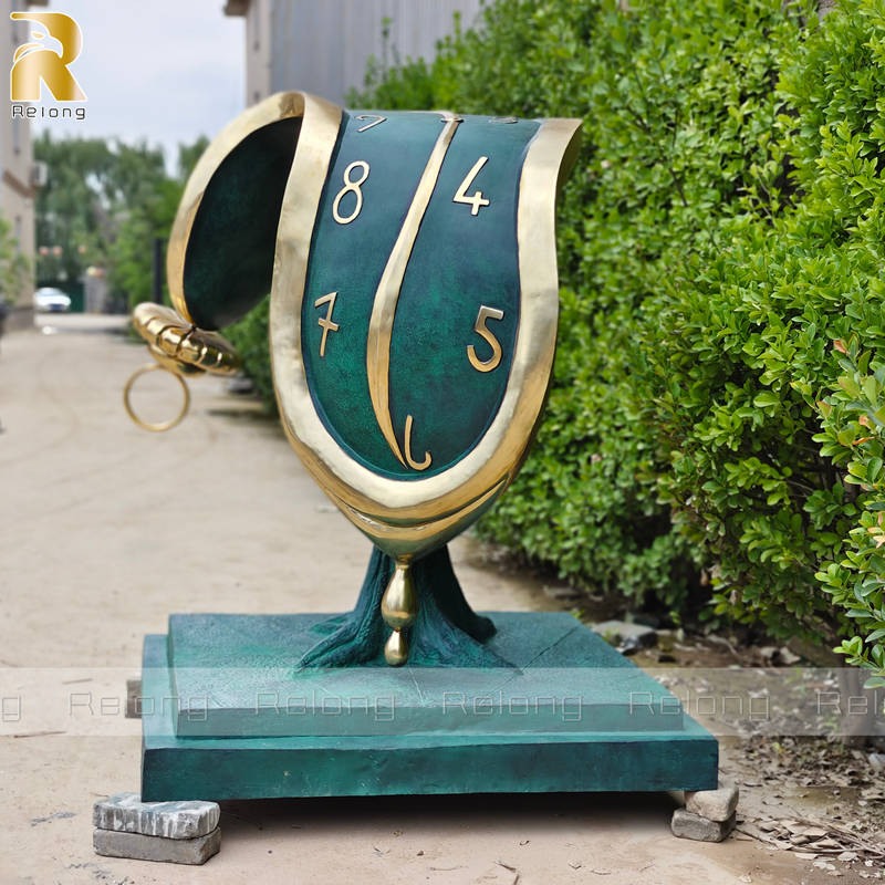 dali clock sculpture
