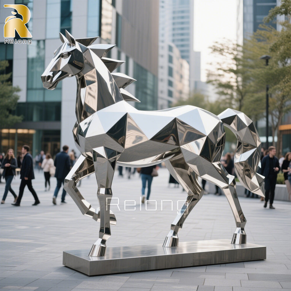horse statue for modern park
