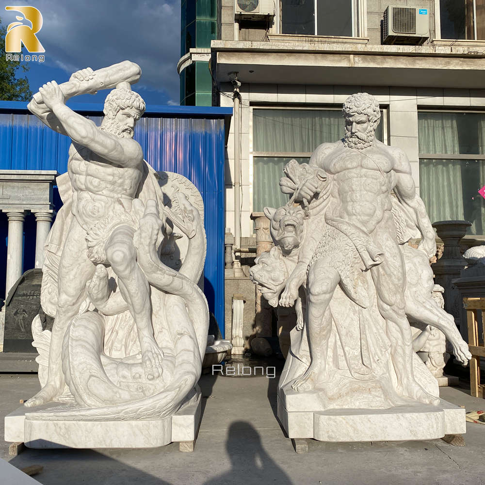 marble Hercules slaying the Hydra