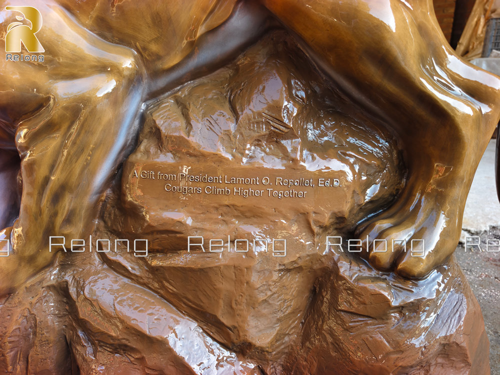 bronze statue details