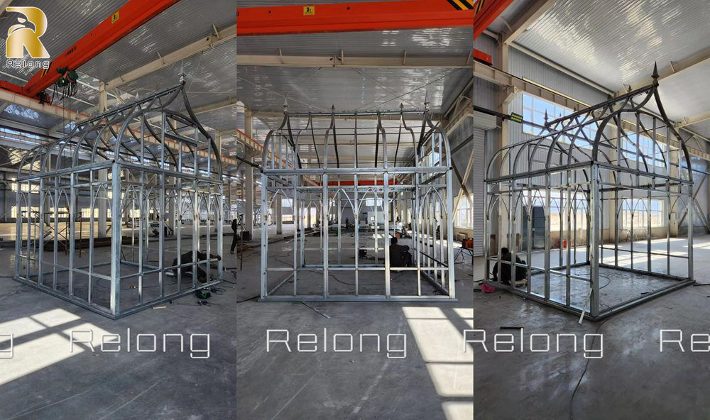 iron gazebo production process