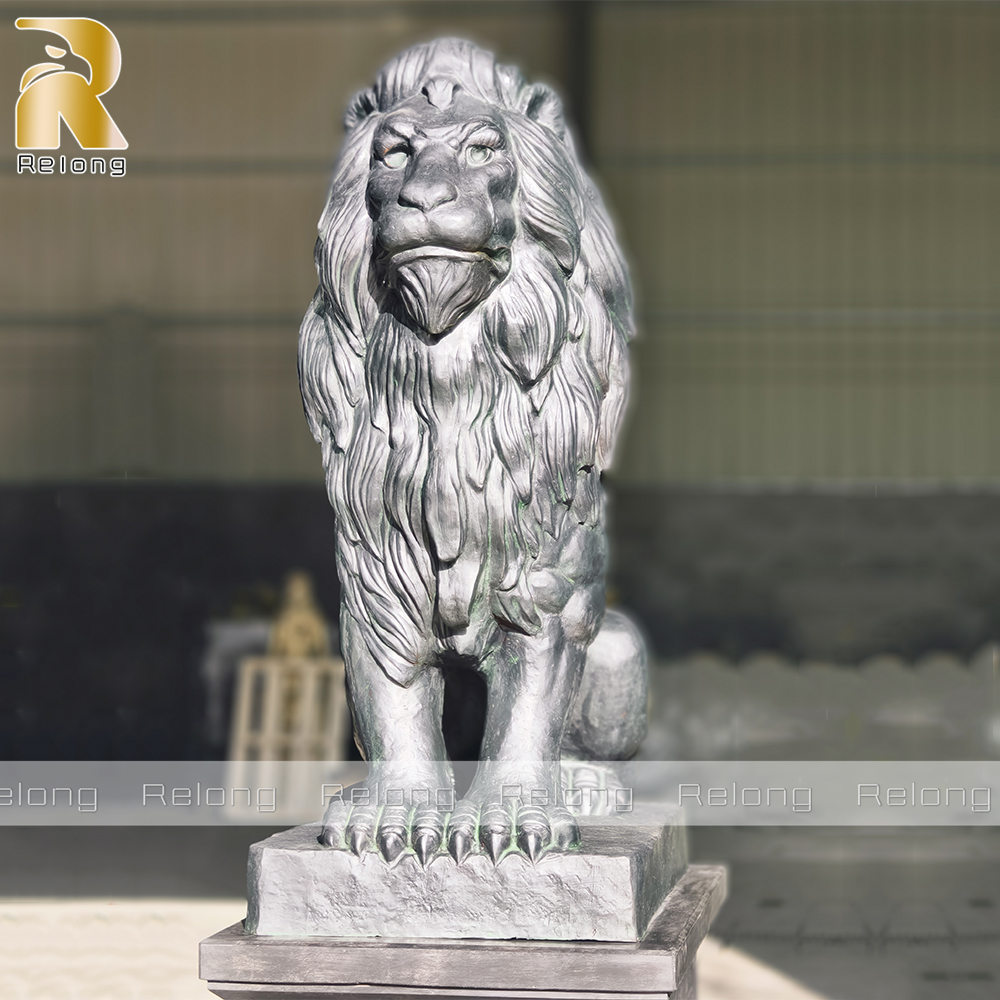 lion statue details