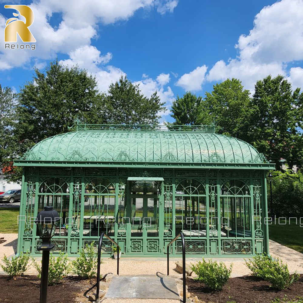 wrought iron greenhouse