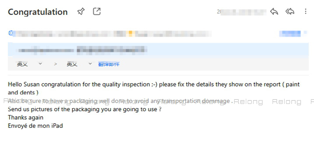 Our Client is very satisfied with our work.