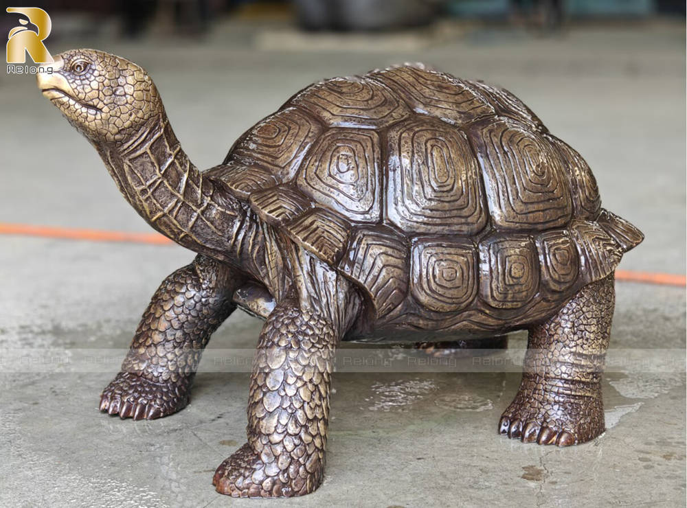 detailed tortoise sculpture