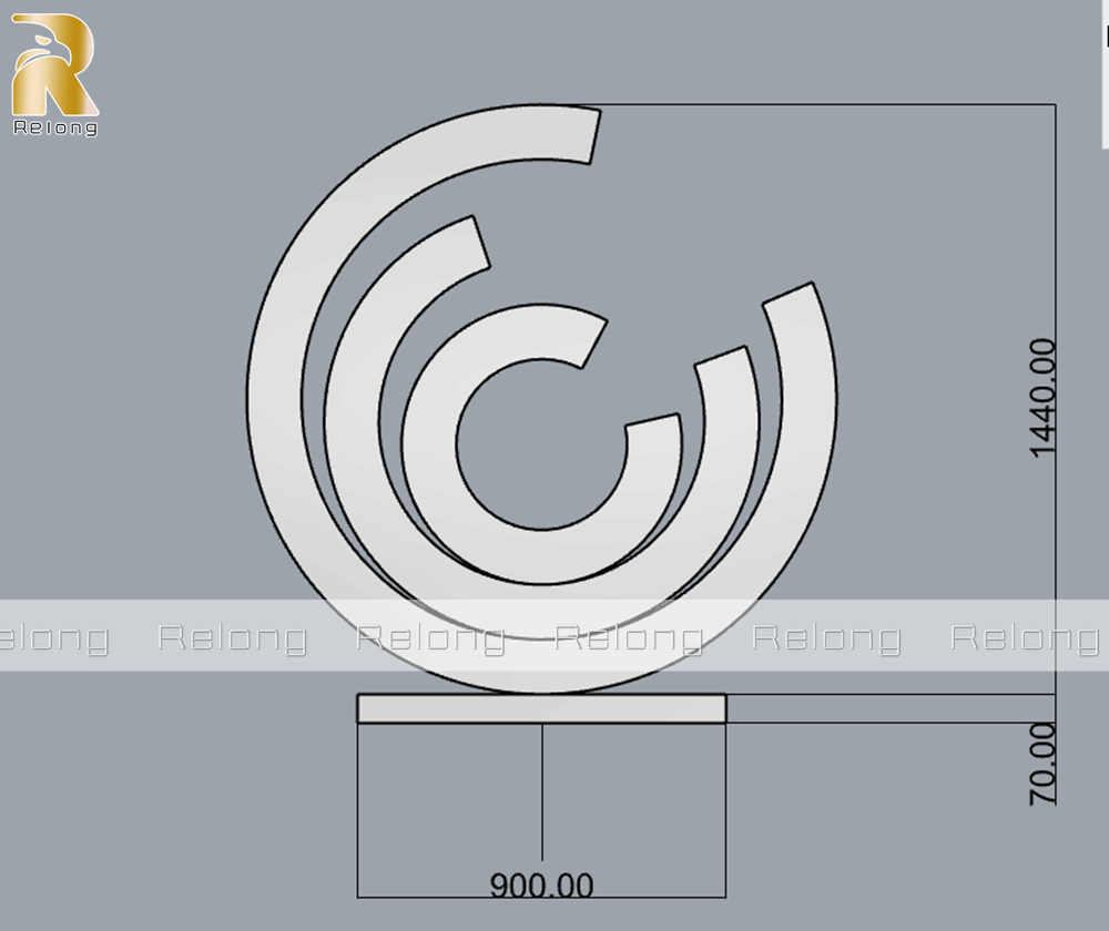 abstract sculpture drawing