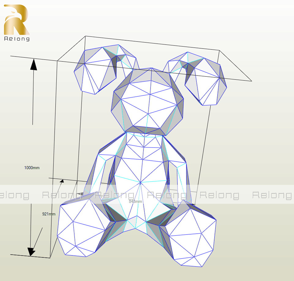 rabbit sculpture drawing