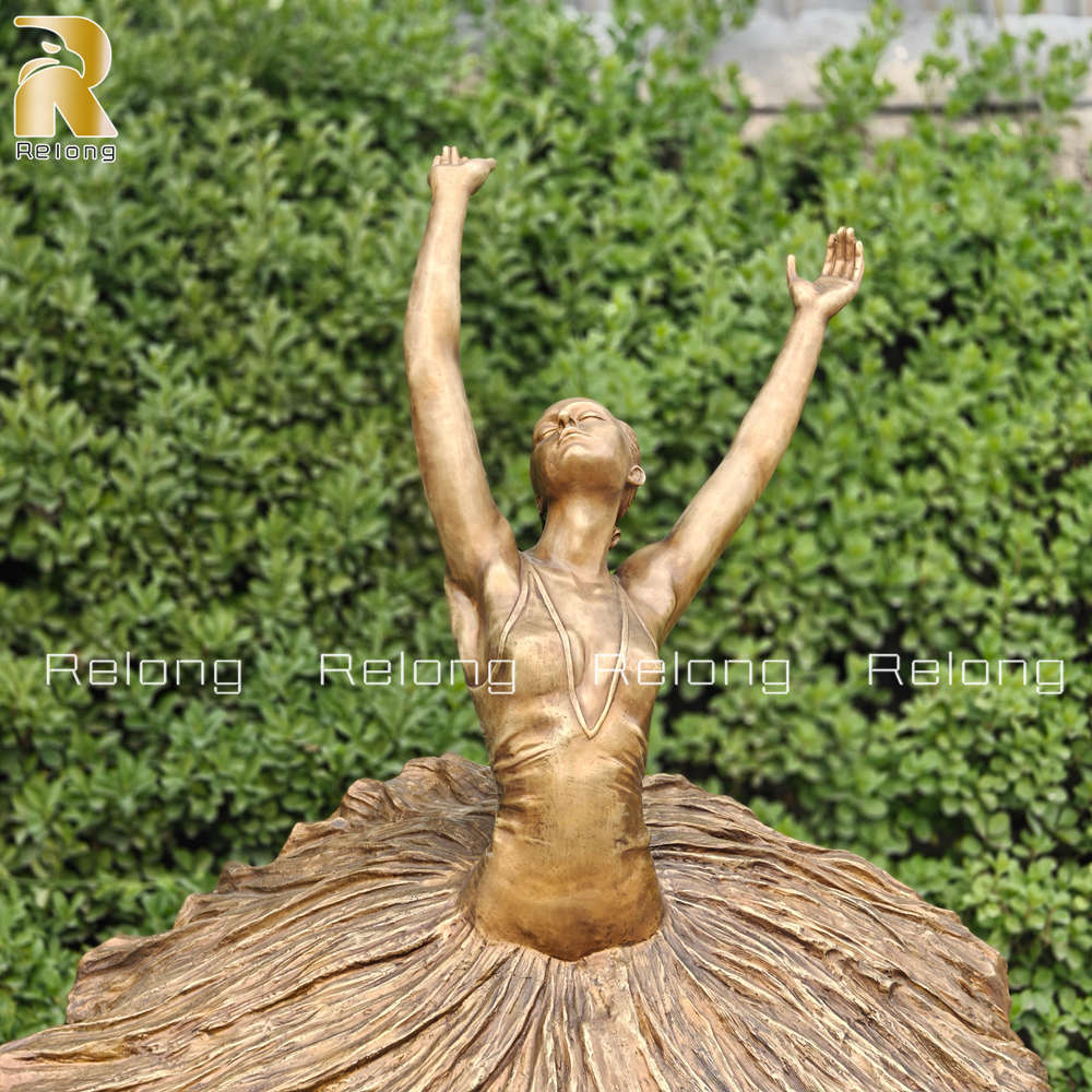 beautiful ballet dancer sculpture