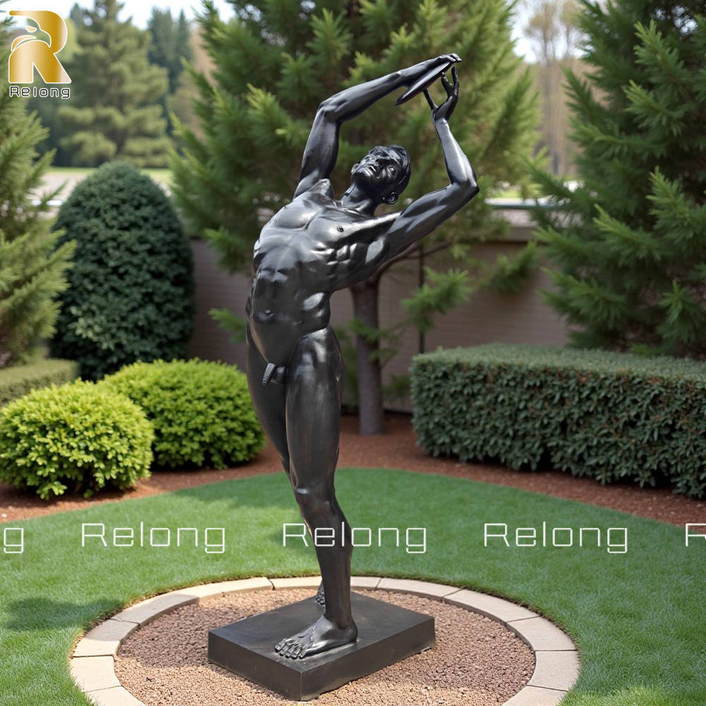 discus thrower sculpture for garden