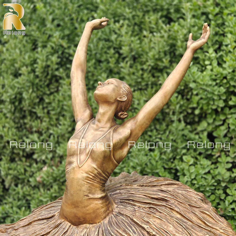 elegant ballet dancer sculpture