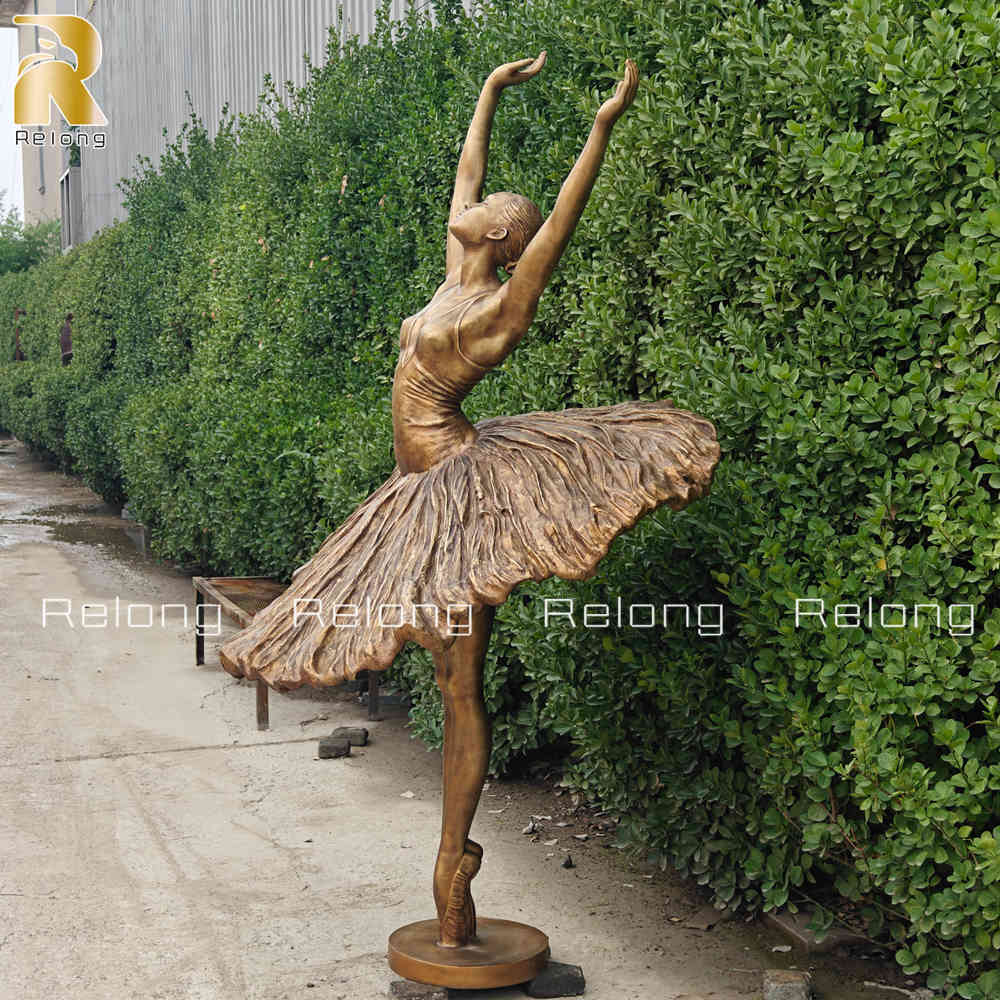 hand made ballet dancer sculpture