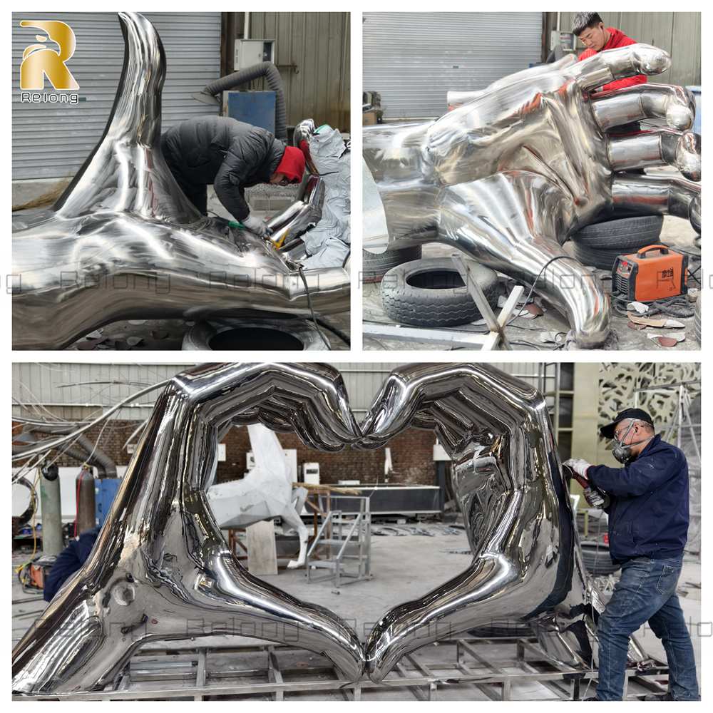 hand sculpture polishing process