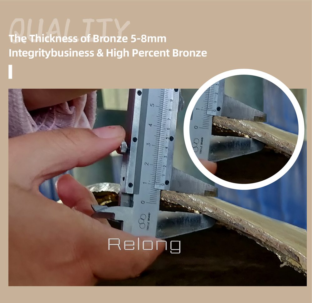 high quality thick bronze material