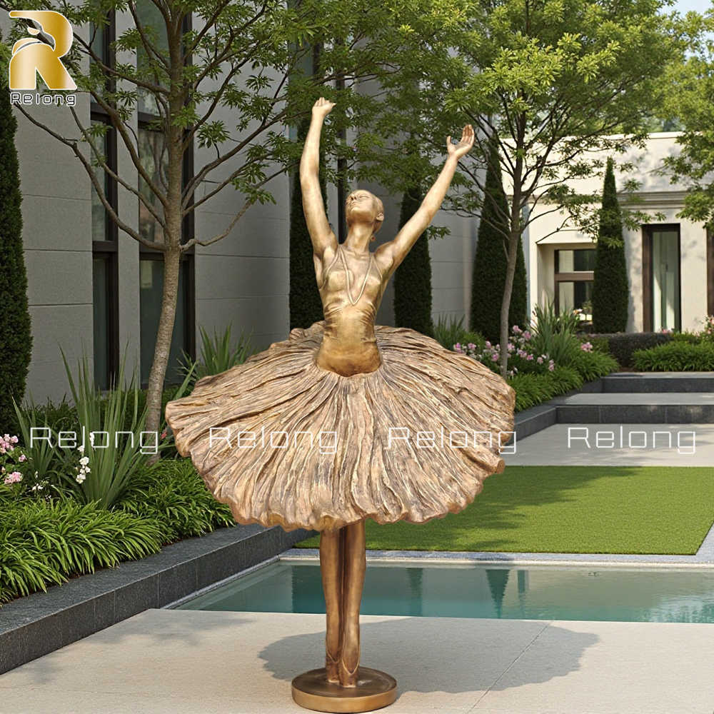 life size ballet dancer sculpture for home decor