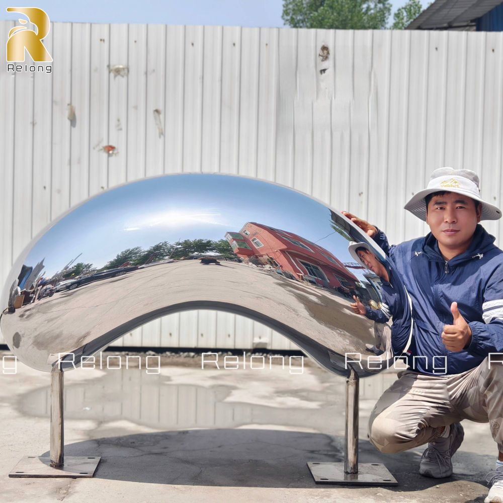 modern cloud gate sculpture