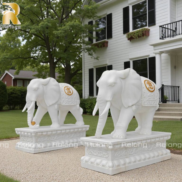 3 foot tall elephant statue for home decor