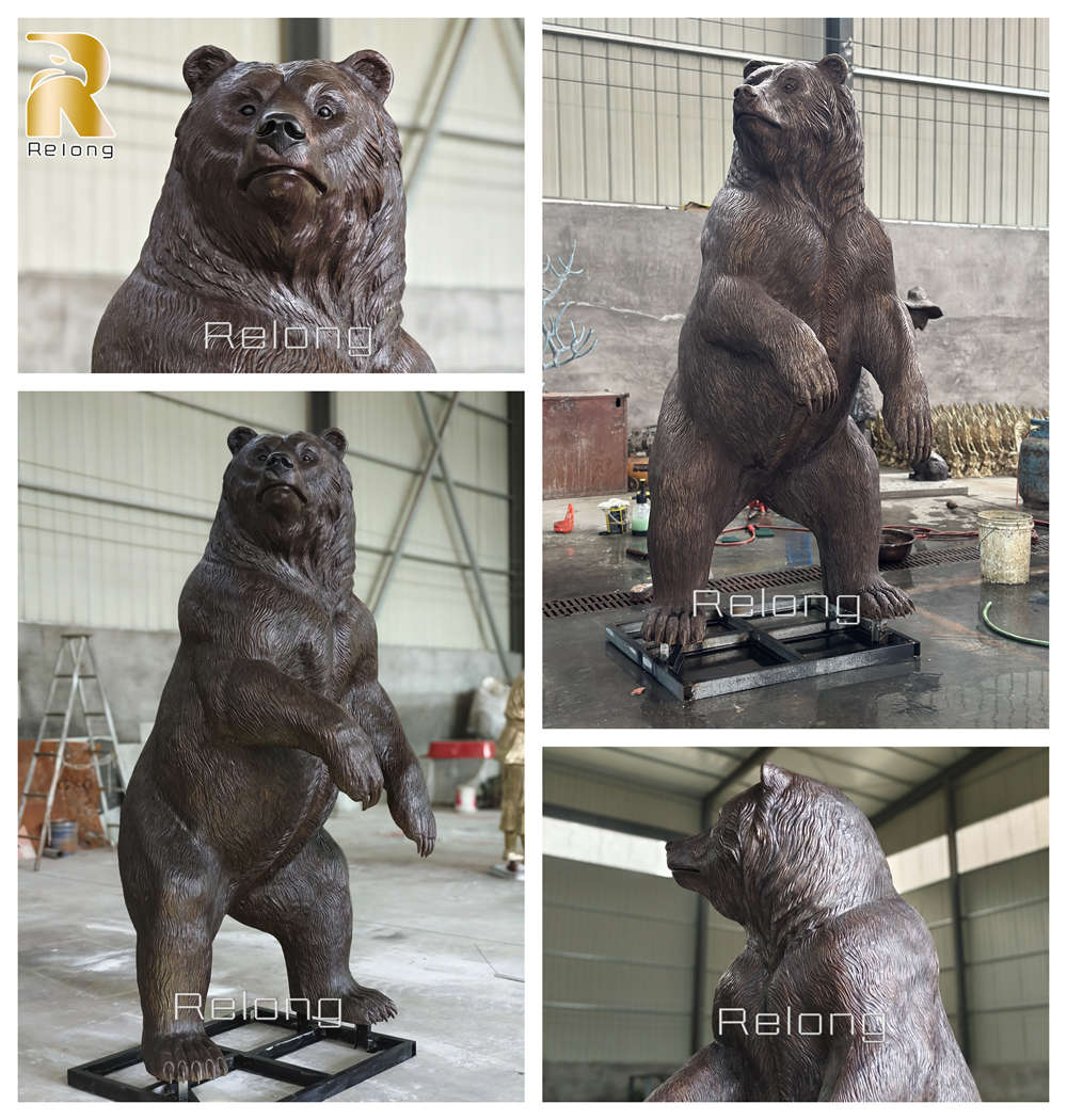  bear sculpture details
