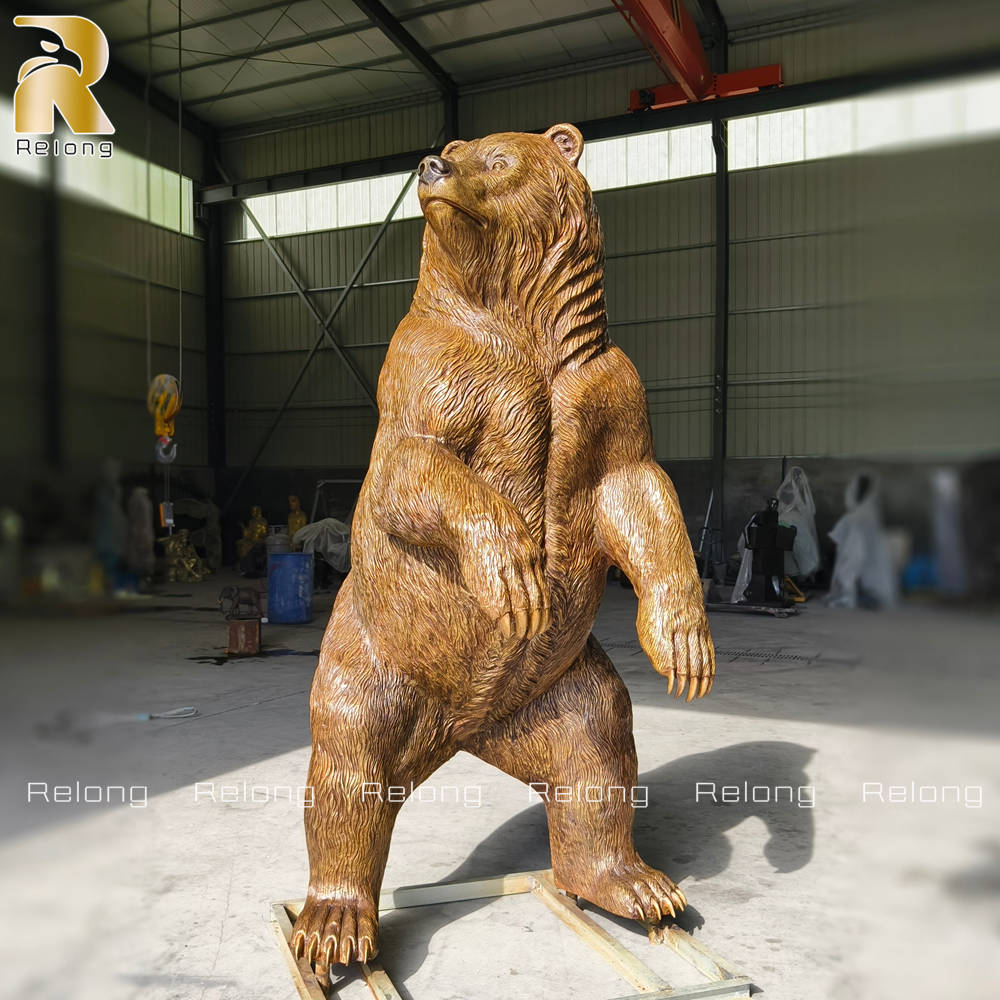 customized standing bear sculpture