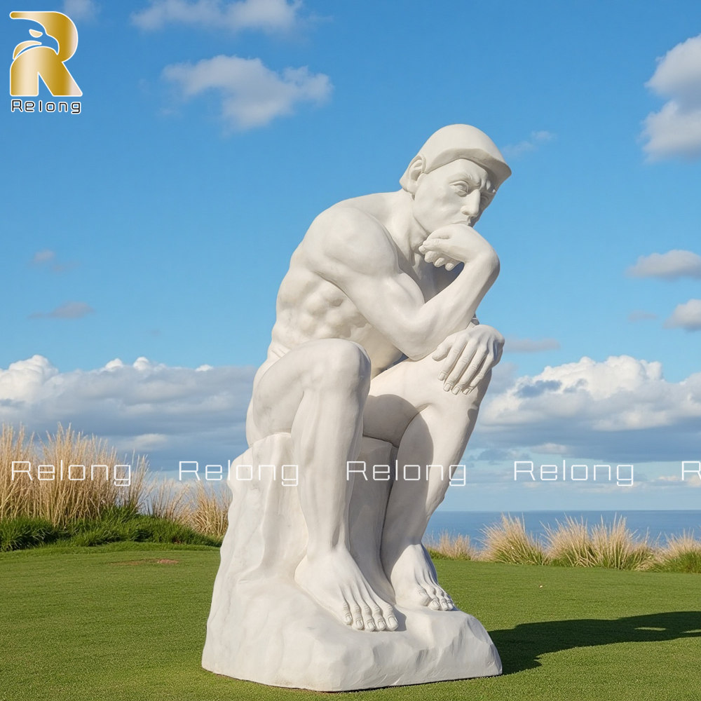 marble Rodin the thinker statue