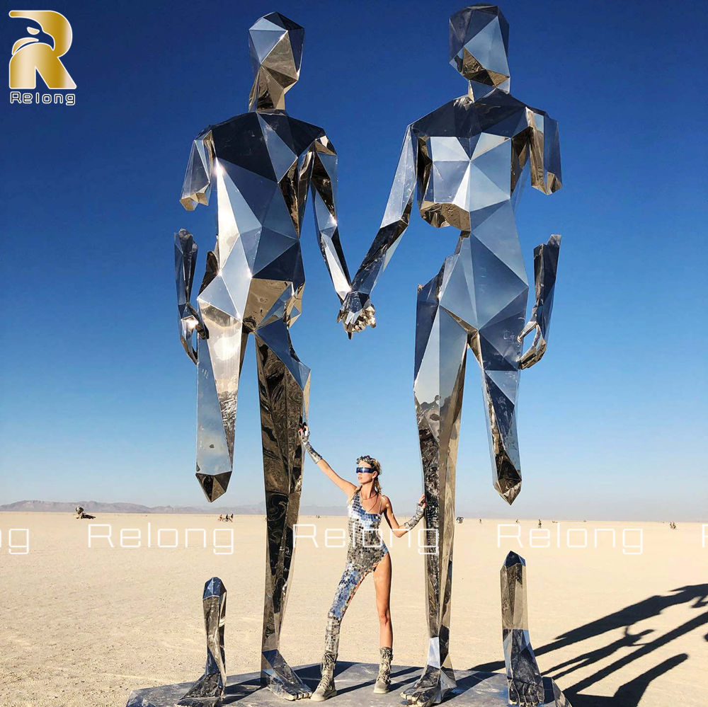 outdoor large metal sculpture