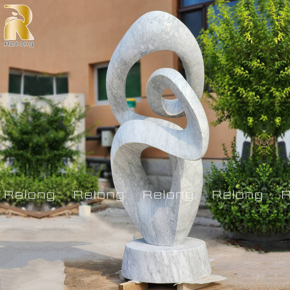 modern marble sculpture details