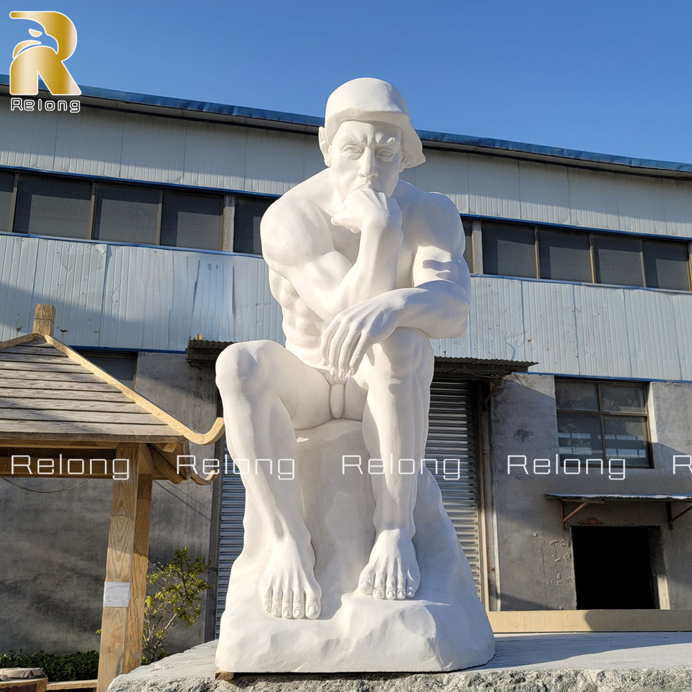 marble the thinker statue
