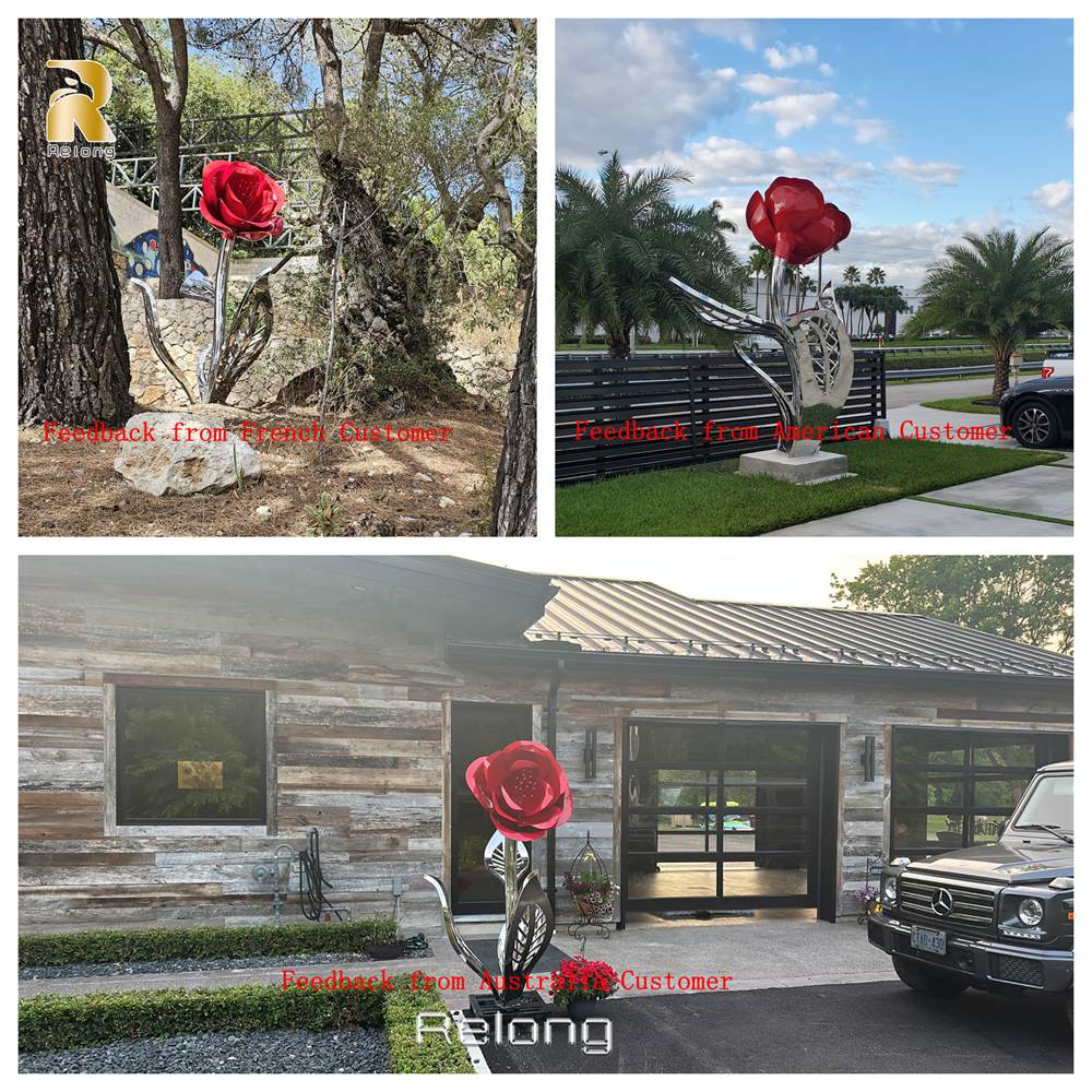 rose flower sculpture feedback