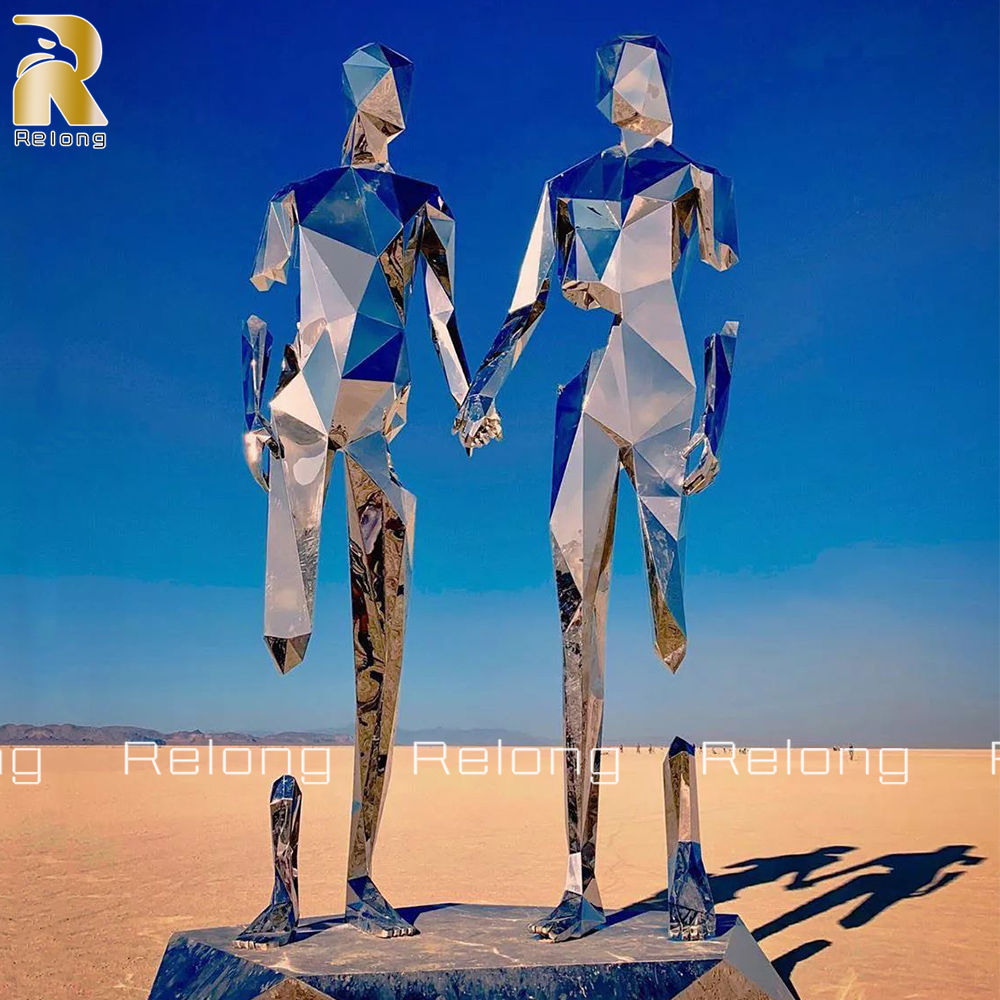 steel human sculpture