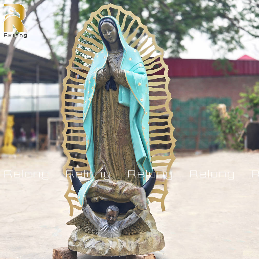 customized life size Guadalupe statue