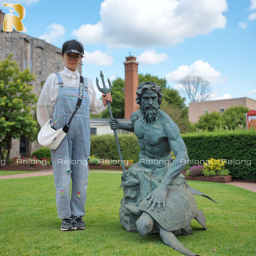 decorative King Neptune statue