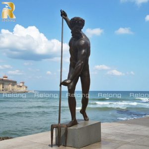 large Poseidon statue for outdoor decor