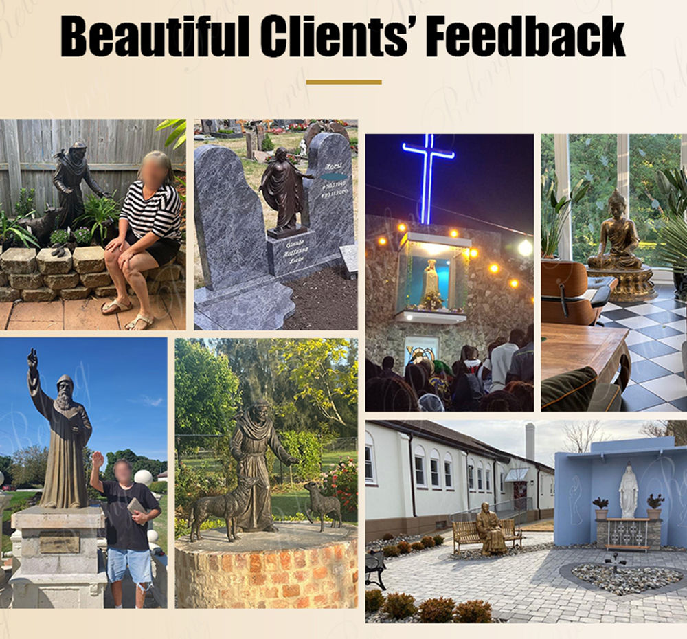 religious sculptures’ feedback from Relong clients