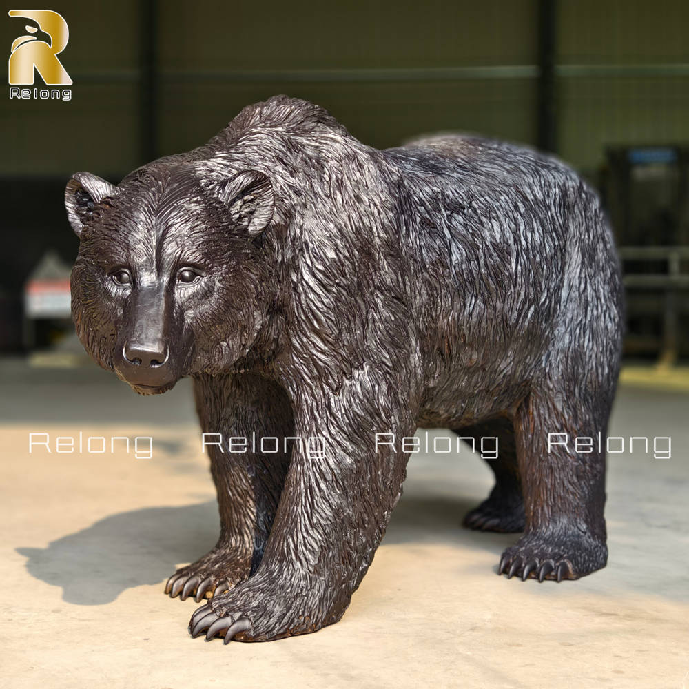 brown bear sculpture for sale
