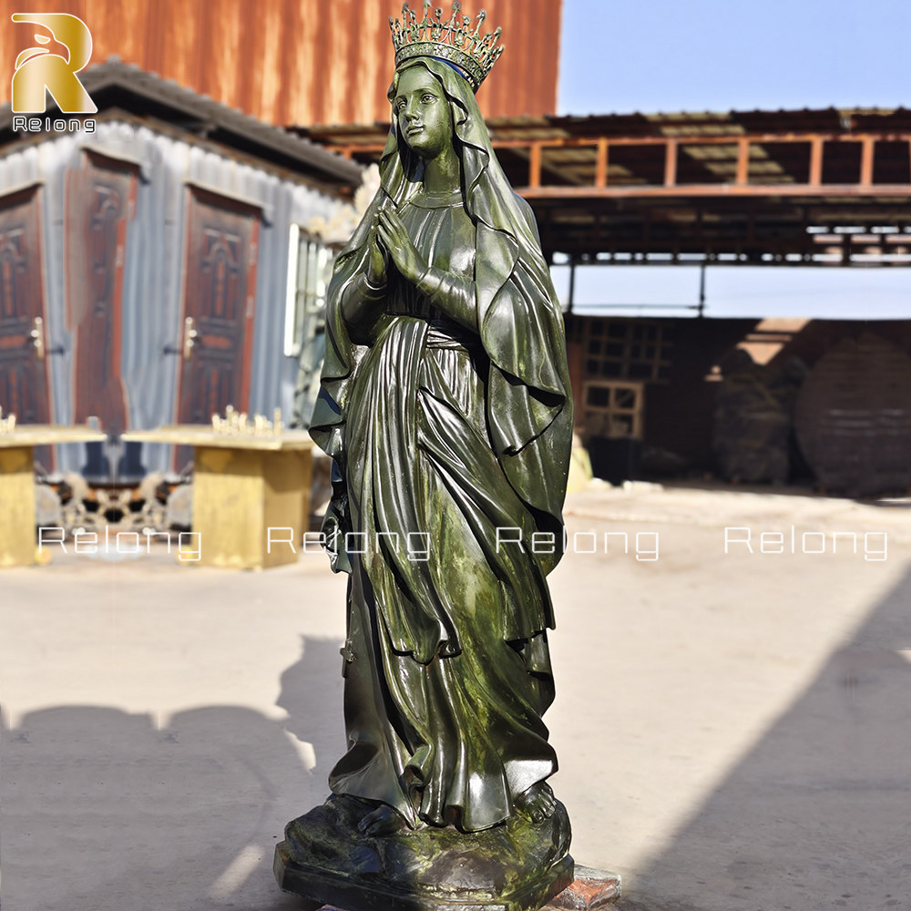 finished high quality Praying Virgin Mary statue