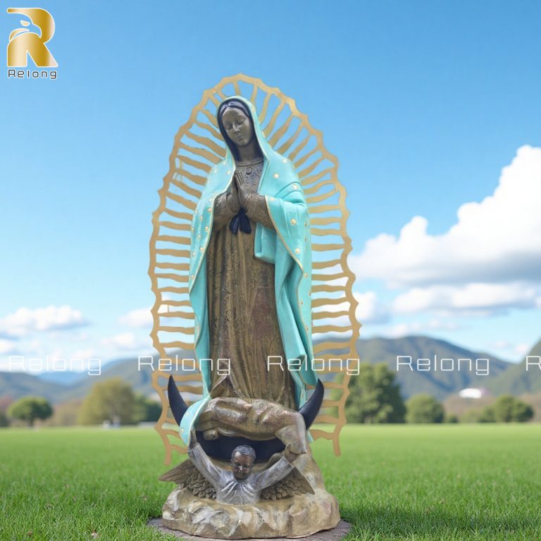high quality our lady of Guadalupe statue for church decor