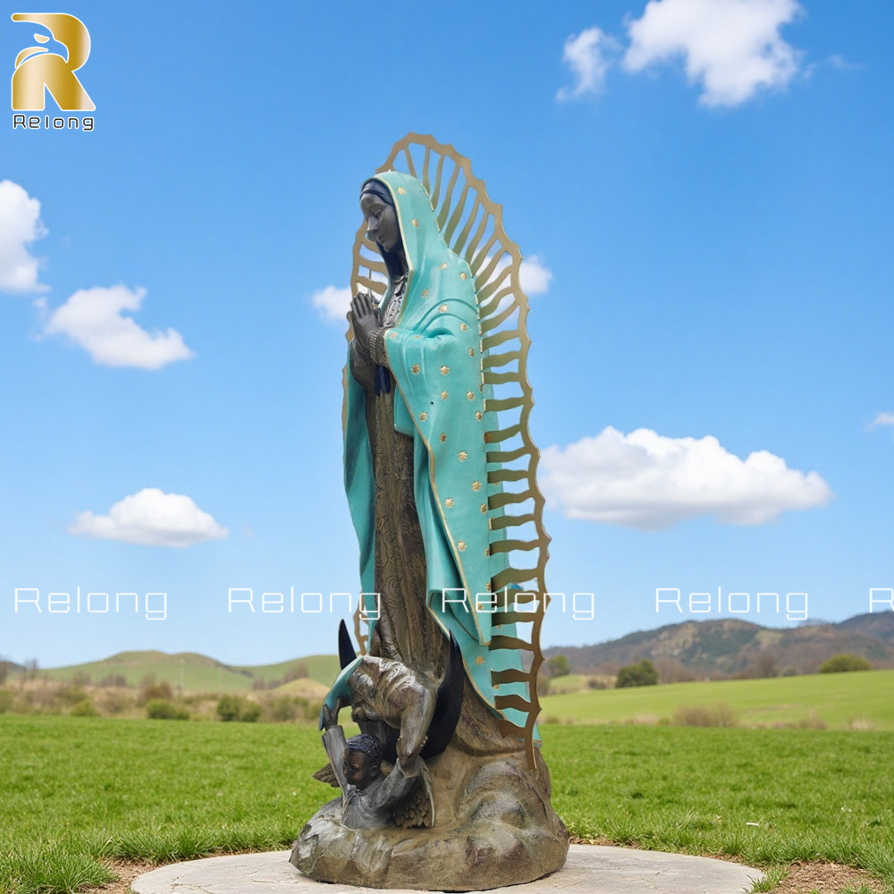 life size our lady of Guadalupe statue