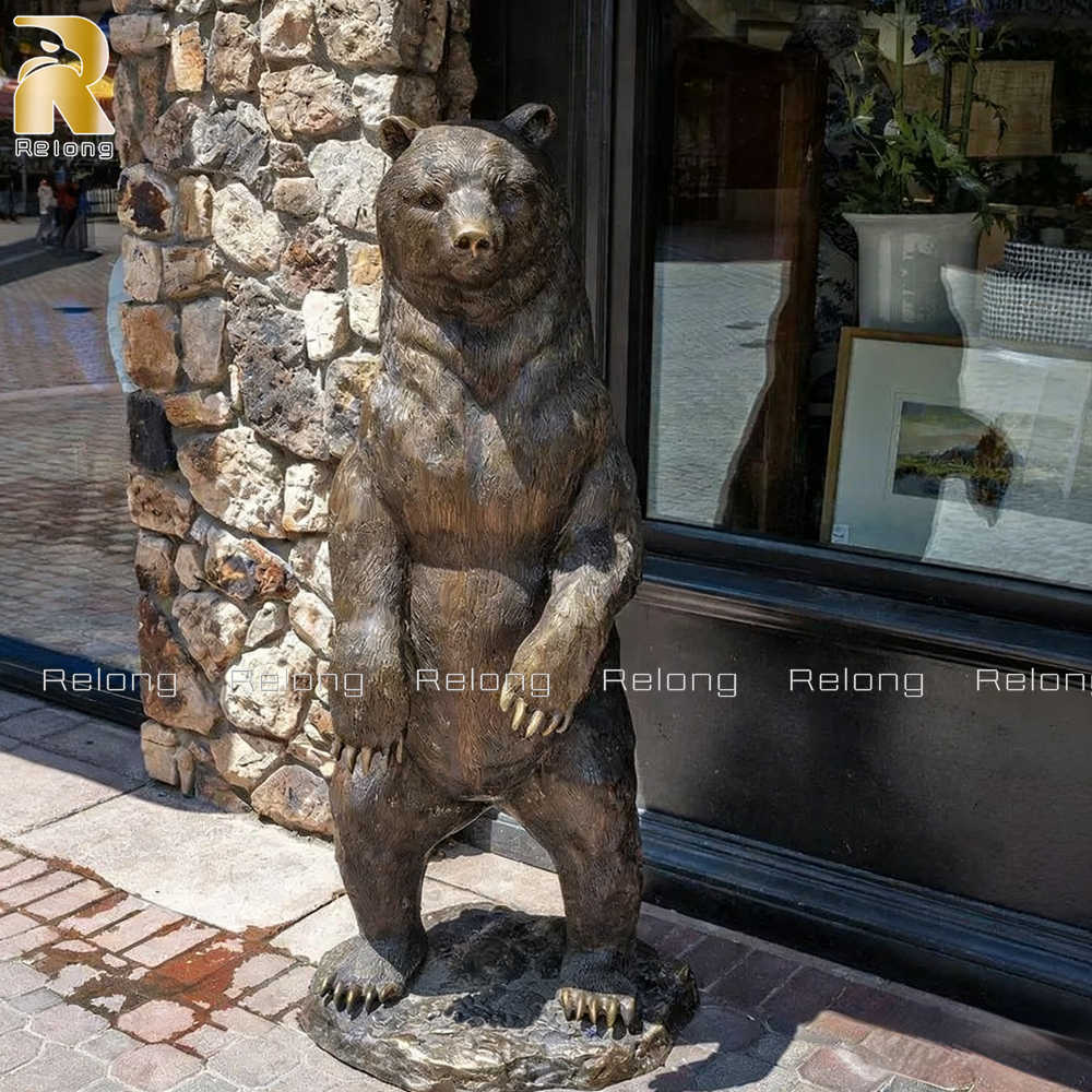 standing bear sculpture