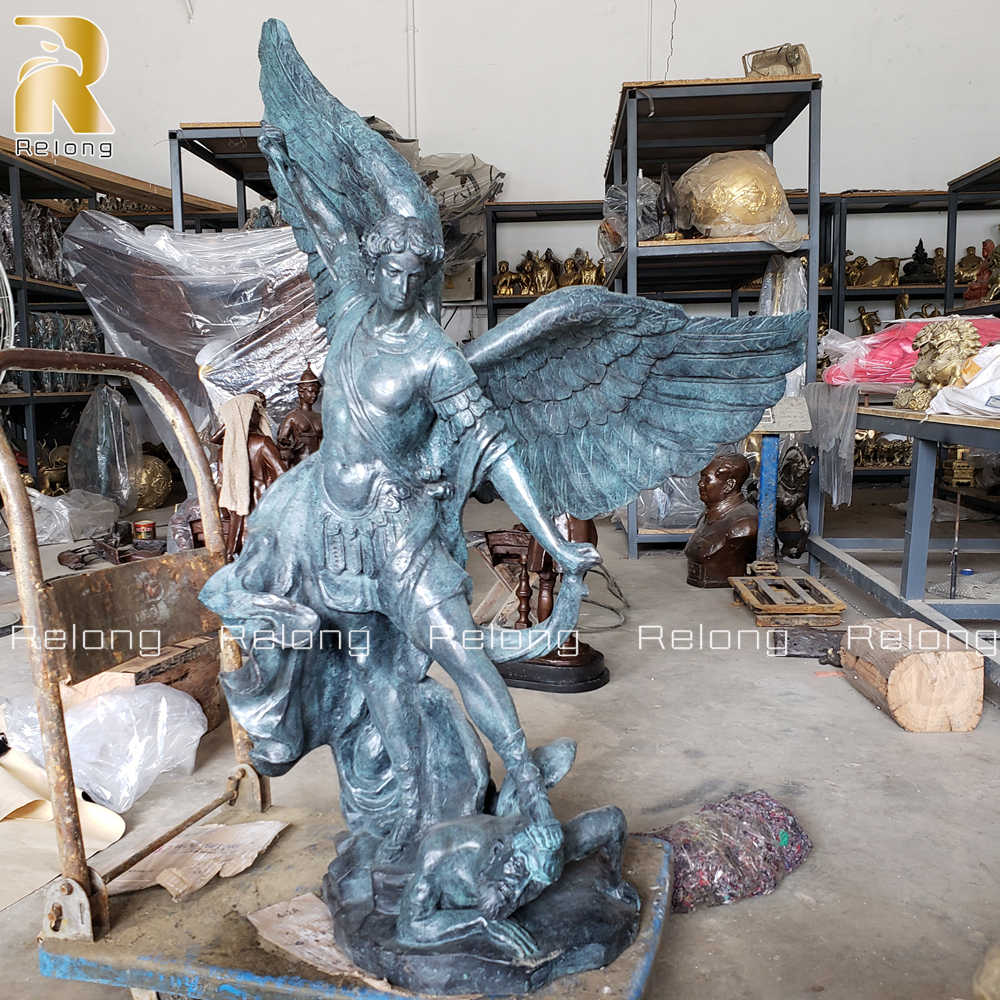 life size St. Michael statue